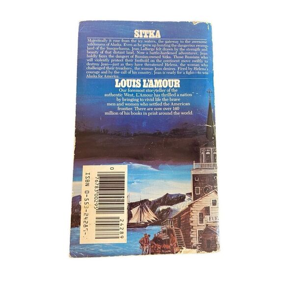 Sitka By Louis L Amour Western Paperback Book Vintage 1983 - Picture 2 of 12